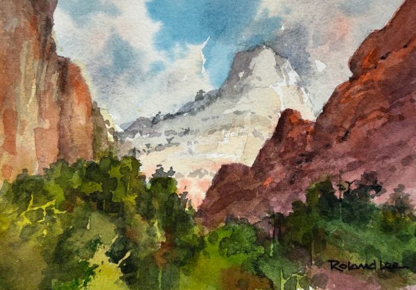 Canyon Gaze 4 x 6 Plein Air