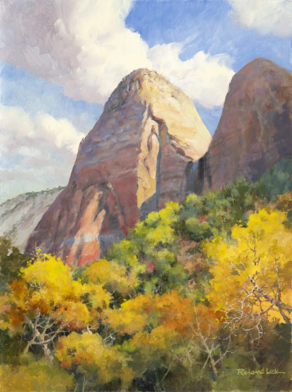 New Beginnings” Zion 18 x 24 Oil on Linen – Roland Lee