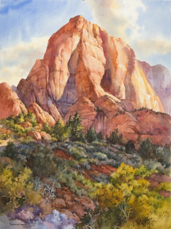 ジェイ ロイアル 油彩画 ニューディレクション 10号 Zion National Park – Roland Lee