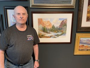 Collector Dennis Hines Adds Another Painting to his Collection