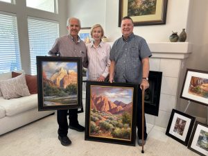 Two Oil Paintings to New Home